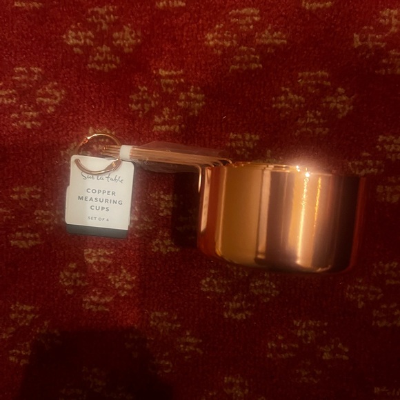 Copper Finish Measuring Cup Set Sur La Table NWT - Picture 1 of 8